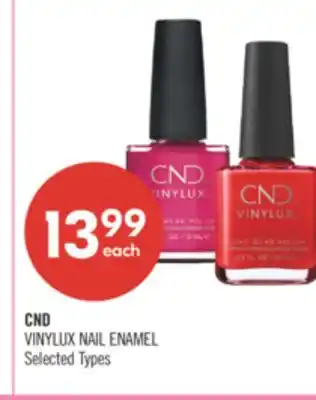 Shoppers Drug Mart CND VINYLUX NAIL ENAMEL offer