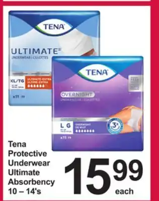 Pharmasave Tena Protective Underwear Ultimate Absorbency offer