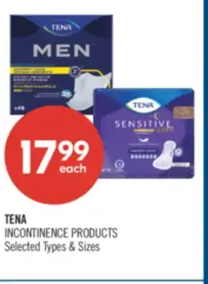 Shoppers Drug Mart TENA INCONTINENCE PRODUCTS offer