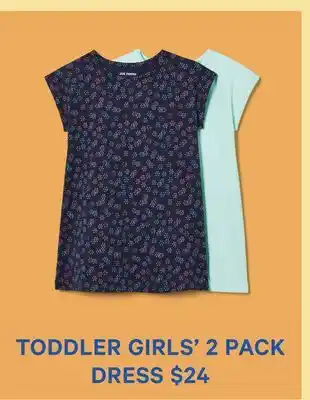 Joe Fresh TODDLER GIRLS' 2 PACK DRESS offer