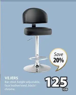 JYSK VEJERS Bar stool offer