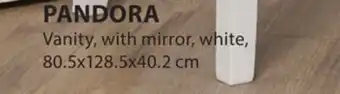 JYSK PANDORA Vanity, with mirror, white offer