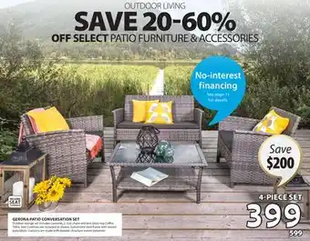 JYSK Gerona Patio Conversation Set offer