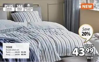 JYSK TOVE Duvet Cover Set offer