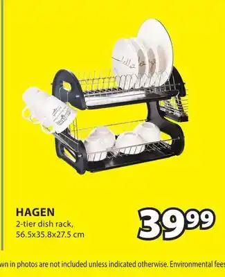 JYSK HAGEN 2-tier dish rack offer