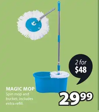 JYSK Magic Mop Spin mop and bucket offer