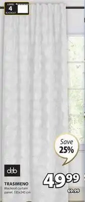 JYSK TRASIMENO Blackout curtain panel offer