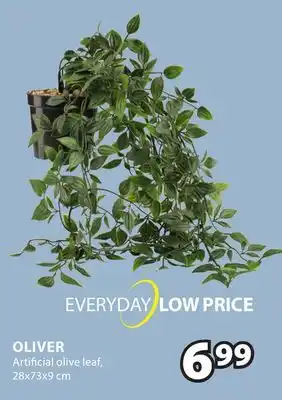 JYSK Oliver Artificial olive leaf offer