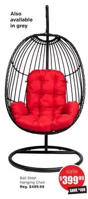 Kitchen Stuff Plus Bali Steel Hanging Chair offer