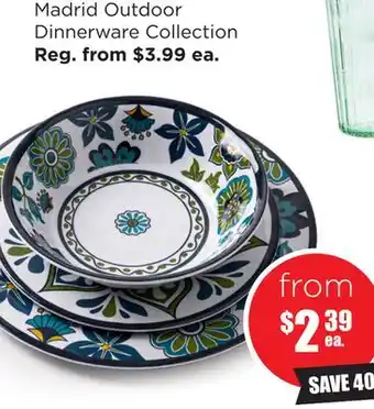 Kitchen Stuff Plus Madrid Outdoor Dinnerware Collection offer