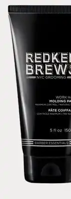 Chatters Salon REDKEN BREWS Work Hard Molding Paste offer