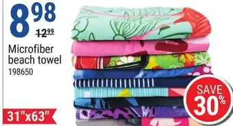 Rossy Microfiber beach towel offer