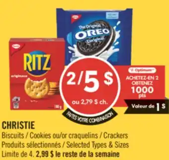 Pharmaprix CHRISTIE Cookies or Crackers offer