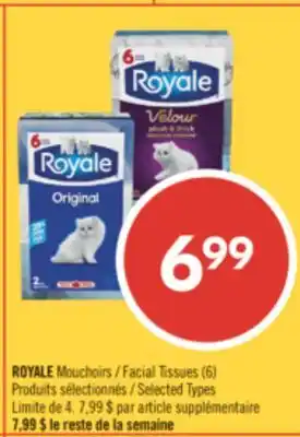 Pharmaprix ROYALE Facial Tissues (6) offer