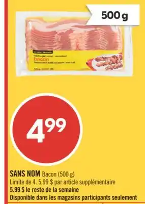 Pharmaprix NO NAME Bacon (500 g) offer
