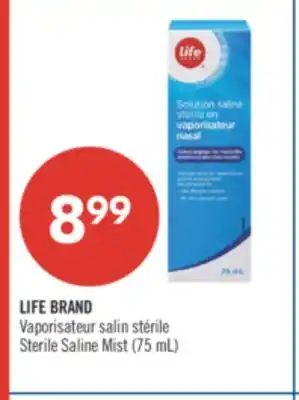 Pharmaprix LIFE BRAND Sterile Saline Mist offer