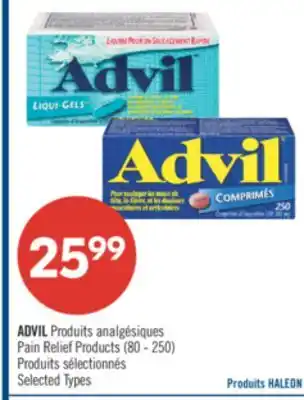 Pharmaprix ADVIL Pain Relief Product offer
