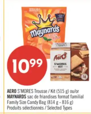 Pharmaprix AERO S'MORES Kit (515 g) or MAYNARDS Family Size Candy Bag (814 g - 816 g) offer