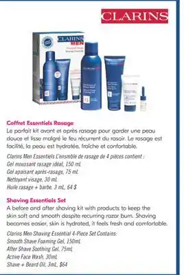 Pharmaprix Smooth Shave Foaming Gel, 150mL After Shave Soothing Gel, 75mL Active Face Wash, 30mL Shave + Beard Oil, 3mL offer