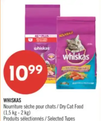Pharmaprix WHISKAS Dry Cat Food (1,5 kg - 2 kg) offer