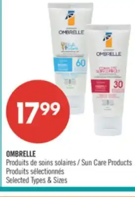 Pharmaprix OMBRELLE Sun Care Products offer