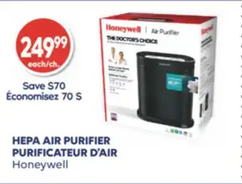 Wellwise by Shoppers PURIFICATEUR D'AIR Honeywell offer