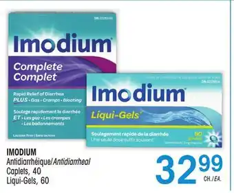 Uniprix IMODIUM Antidiarrhéique/Antidiarrheal offer