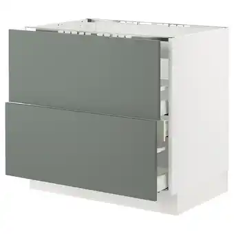 IKEA Sektion / maximera Base cab f cktp/int extractor w drw, white/bodarp gray-green, 36x24x30 offer