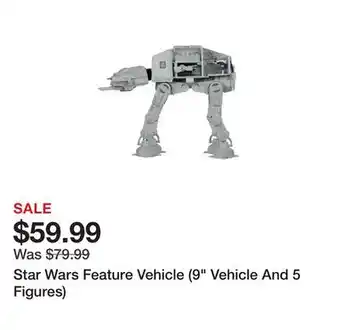 TSC Stores Star Wars Feature Vehicle (9 Vehicle And 5 Figures) offer