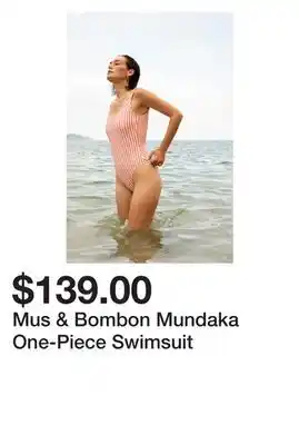 TSC Stores Mus & Bombon Mundaka One-Piece Swimsuit offer