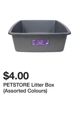 Dollarama PETSTORE Litter Box (Assorted Colours) offer
