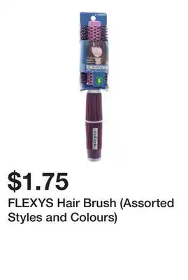 Dollarama FLEXYS Hair Brush (Assorted Styles and Colours) offer