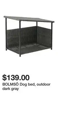 IKEA BOLMSÖ Dog bed, outdoor dark gray offer