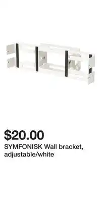 IKEA SYMFONISK Wall bracket, adjustable/white offer