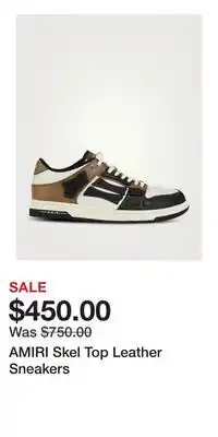 Holt Renfrew AMIRI Skel Top Leather Sneakers offer