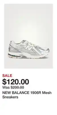 Holt Renfrew NEW BALANCE 1906R Mesh Sneakers offer