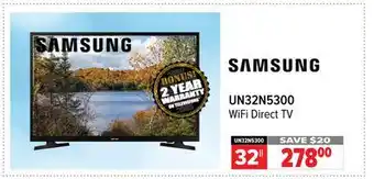 2001 Audio Video SAMSUNG 32|| WiFi Direct TV offer