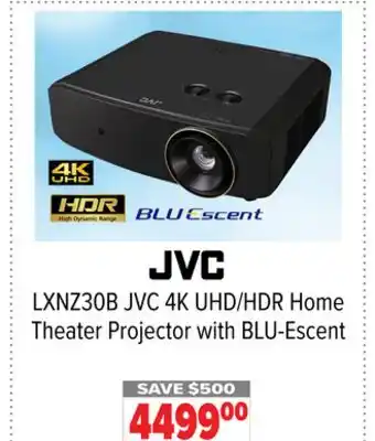 2001 Audio Video JVC 4K UHD/HDR Home Theater Projector offer