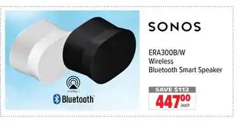 2001 Audio Video Sonos Wireless Bluetooth Smart Speaker offer