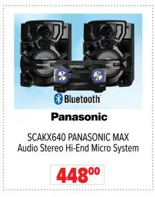2001 Audio Video PANASONIC MAX Audio Stereo Hi-End Micro System offer