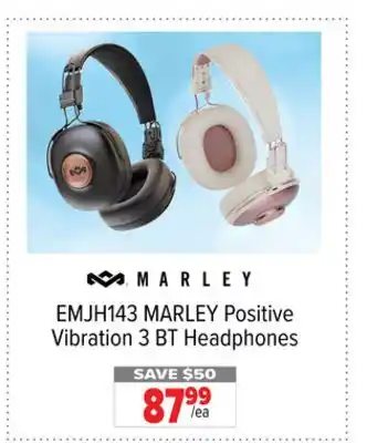 2001 Audio Video MARLEY Positive Vibration 3 BT Headphones offer