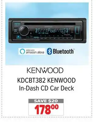 2001 Audio Video KENWOOD In-Dash CD Car Deck offer