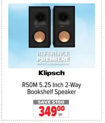 2001 Audio Video Klipsch 5.25 Inch 2-Way Bookshelf Speaker offer