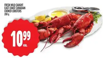 Metro FRESH WILD CAUGHT EAST COAST CANADIAN COOKED LOBSTERS offer