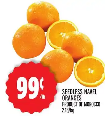 Metro SEEDLESS NAVEL ORANGES offer