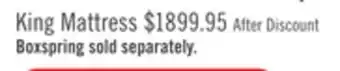 The Brick Beautyrest Black Signature Excellence Euro Pillowtop King Mattress offer