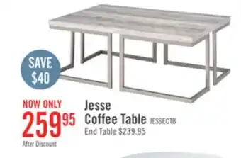 The Brick Jesse Coffee Table - Pewter offer