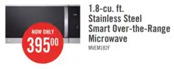 The Brick LG 1.8 Cu. Ft. Smart Over-the-Range Microwave - MVEM1825F offer