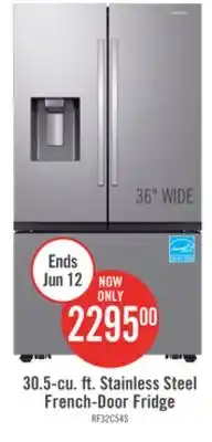 The Brick Samsung 30.5 Cu. Ft. French-Door Refrigerator with Four Types of Ice - RF32CG5400SRAA offer