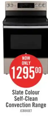 The Brick GE 5 Cu. Ft. Freestanding Electric Range with No-Preheat Air Fry - JCB840ETES offer